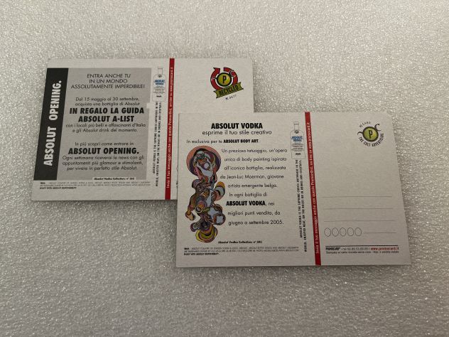 Cartoline Promocard ABSOLUT VODKA miste - Foto 8