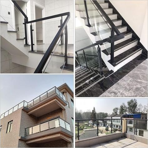 Parapetto recinzione in acciaio e vetro/ policarbonato - Foto 3