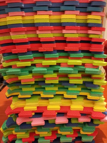 Tappeto a tasselli ammortizzante puzzle per bambini - Foto 3
