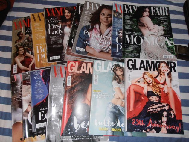 riviste 'Glamour' e 'Vanity Fair'