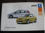 LIBRETTO USO E MANUTENZIONE PEUGEOT 206