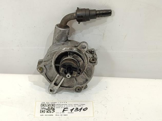 POMPA A VUOTO MERCEDES Vito W638 A61123065 611980 diesel 2151 (9503)