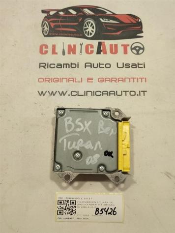 CENTRALINA AIRBAG VOLKSWAGEN Touran 2° Serie 1T0909605D BSX (0710) - Foto 4