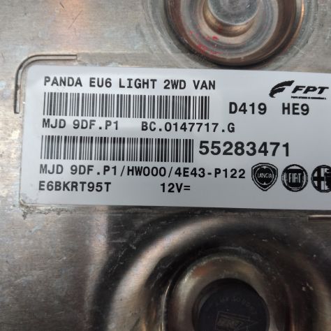 Centralina Motore FPT Fiat Panda 3^ 1.3 MJET MJD9DF.P1 55283471 HW000 - Foto 4