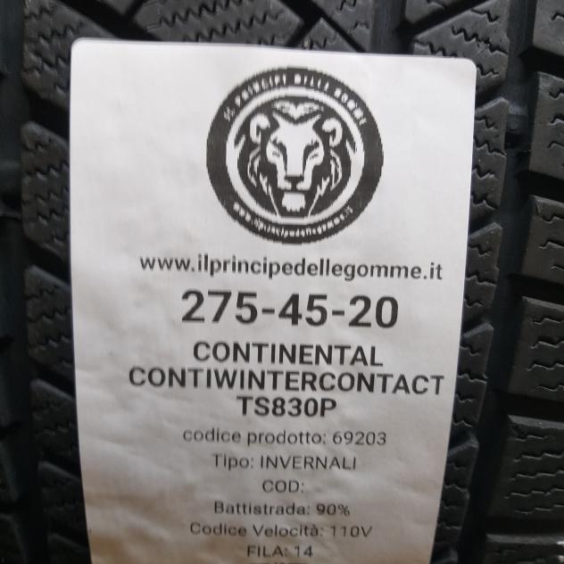2 GOMME 275 45 20 CONTINENTAL A69203 - Foto 2