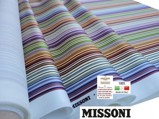 MISSONI  TESSUTI  ARREDAMENTO  TAPPEZZERIA TENDAGGI ECC. 8 modelli 3 prezzi - Foto 7