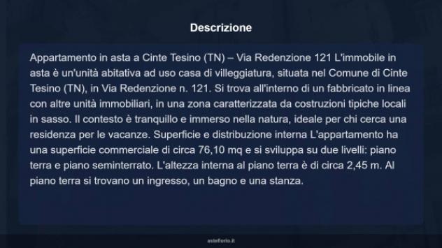 Immobile in asta di 76 m² in vendita a Cinte Tesino - Foto 15