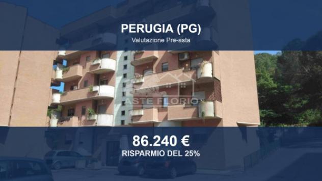 Immobile in asta di 113 m² con più di 5 locali e box auto in vendita a Perugia