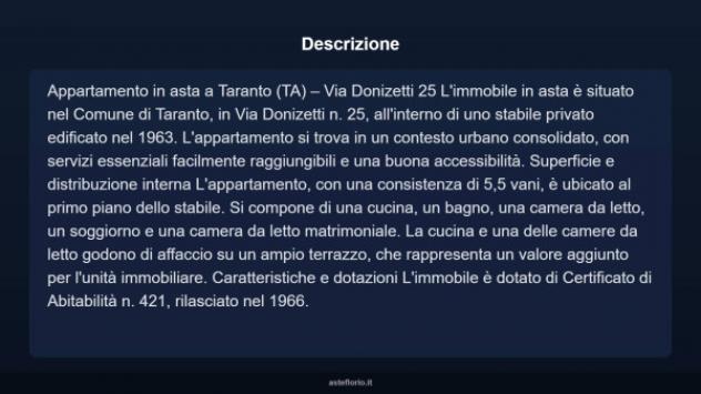 Immobile in asta di 90 m² in vendita a Taranto - Foto 6