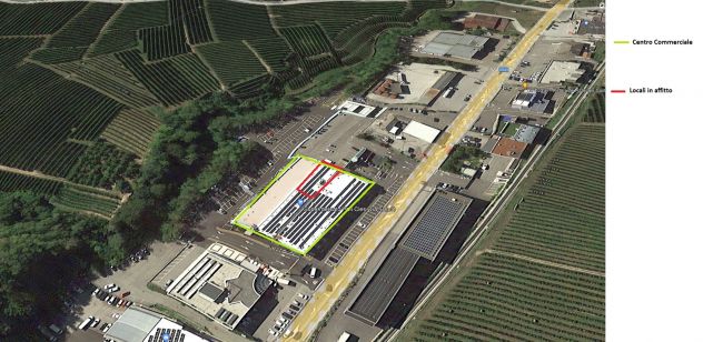 Cles - Ampio locale commerciale di 250 mq con posti auto