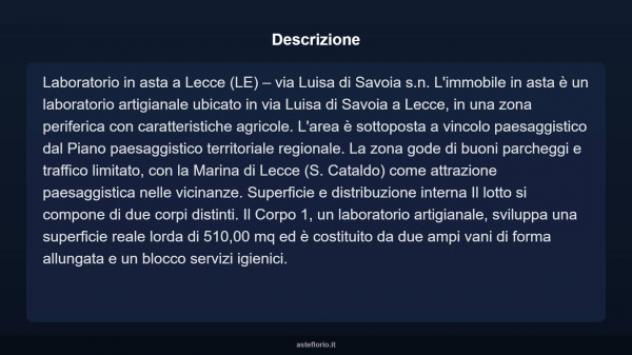 Immobile in asta di 769 m² in vendita a Lecce - Foto 4