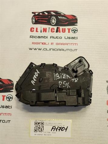 SERRATURA POSTERIORE SINISTRA SEAT Ibiza Serie 5TA839015E A5E-5TA839015E (17) - Foto 3