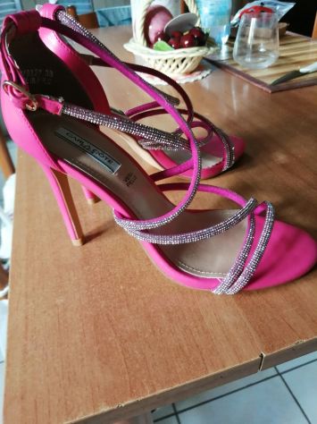 Sandali eleganti fucsia Carla Côte nuovi - Foto 7