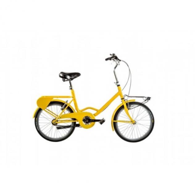 Bicicletta Casadei industriale Cantiere gialla del 20