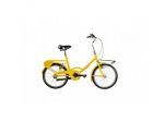 Bicicletta Casadei industriale Cantiere gialla del 20