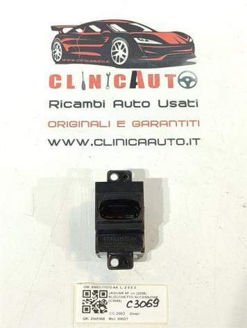 BLOCCHETTO ACCENSIONE JAGUAR XF Serie 6W83-11572-AK 306DT (0811)