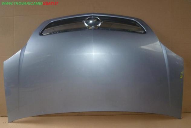 COFANO ANT. GRIGIO AZZURRO MET.  Carrozzeria  Lamierati esterni  Cofano  Cofano ant. OPEL - MERIVA A - 01-05-2003 - 01-05-2010, OPEL - MERIVA A