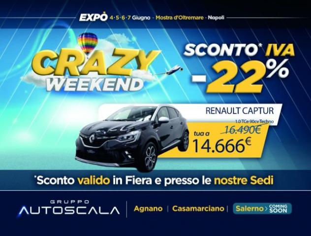 RENAULT Captur 1.0 TCe 90cv Techno rif. 23767505