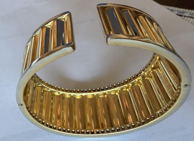 Bracciale in oro 18 Kt con brillanti - Foto 5