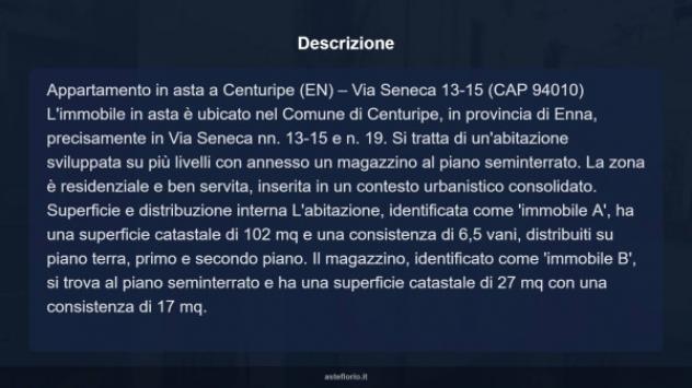 Immobile in asta di 102 m² con più di 5 locali in vendita a Centuripe - Foto 16