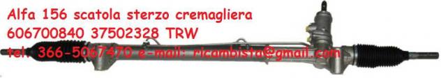 Alfa 156 scatola sterzo cremagliera 606700840 37502328 TRW