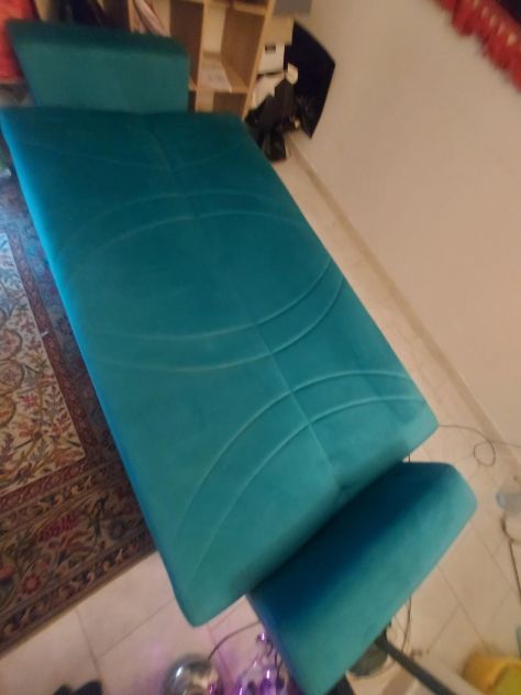 Divano Letto a tre posti in velluto - Foto 9