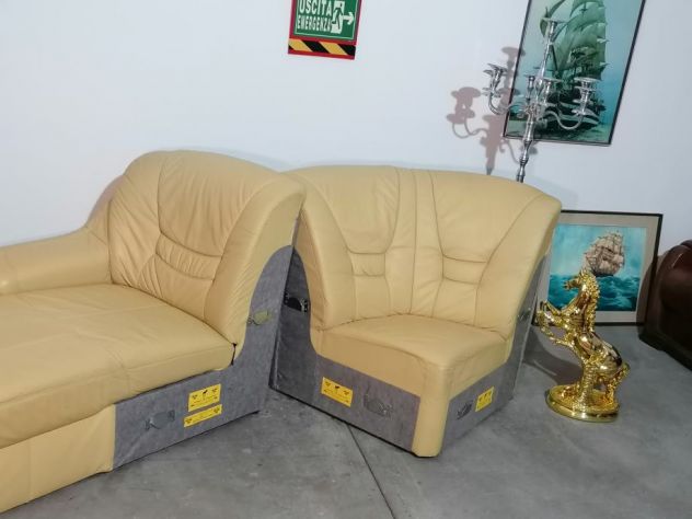 AMPIO divano angolare in pelle ! CONSEGNA ! - Foto 5
