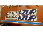 adesivi per roulotte knaus modello azur come in foto 4 elementi