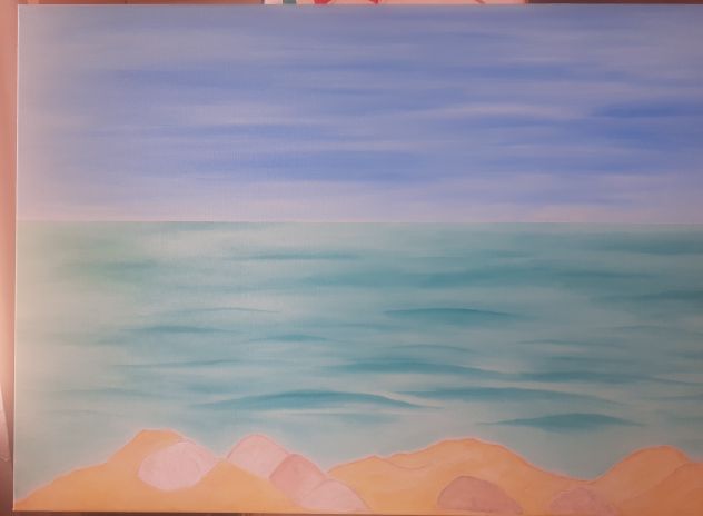 Tela "Paesaggio marino " - Foto 3