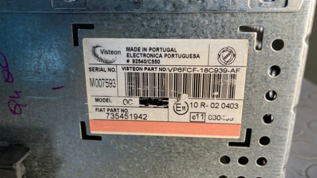 Autoradio Fiat Bravo del 2010 (735451941) - Foto 4