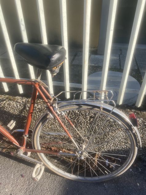 Bici da uomo con lucchetto, cestino e portapacchi - Foto 3