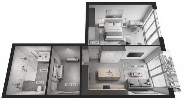 Appartamento 2 locali - Rif. A001