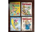 Lotto 4 Fumetti TOPOLINO Libretto Originali Vintage (Include N. 887 - 1972)
