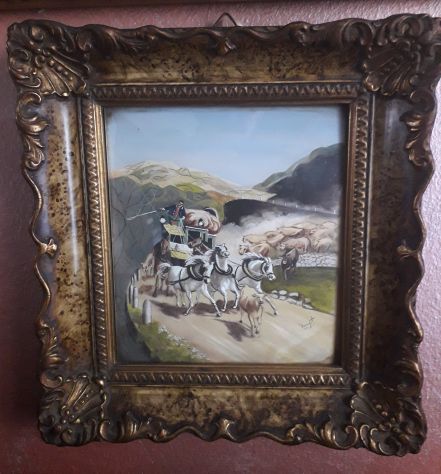 Riproduzione vintage de Il Gotthard Post