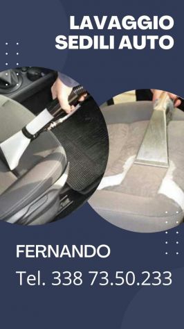 PULIZIA SEDILI E INTERNI AUTO A DOMICILIO