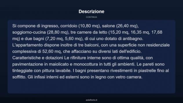 Immobile in asta di 128 m² con più di 5 locali e box auto doppio in vendita a Avellino - Foto 14