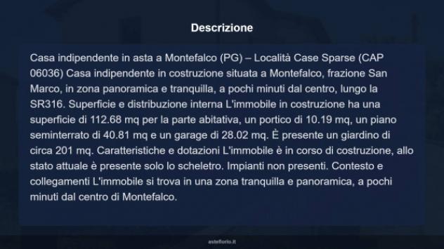 Immobile in asta di 112 m² in vendita a Montefalco - Foto 12