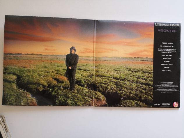 Disco Vinile Lp 33 giri di Zucchero - "Oro Incenso & Birra", originale del 1989 - Foto 3