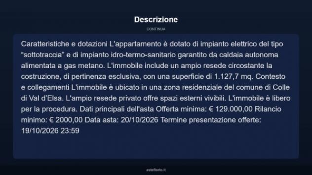 Immobile in asta di 133 m² in vendita a Colle di Val d'Elsa - Foto 6