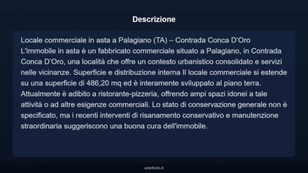 Immobile in asta di 486 m² in vendita a Palagiano - Foto 9