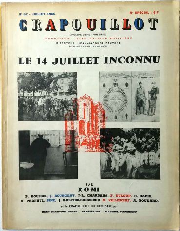 Rivista Crapouillot-6 numeri del '53'-54-'55-'63-'65-'66 - Foto 4