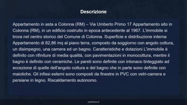 Immobile in asta di 82 m² in vendita a Colonna - Foto 7