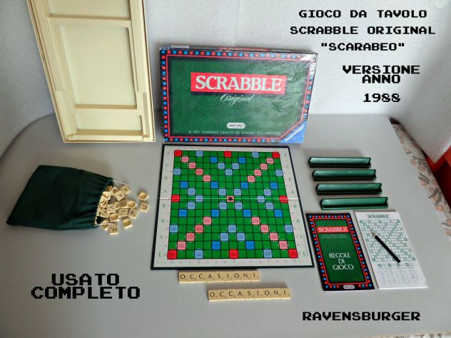 Magicfly Scarabeo Gioco Da Tavolo, 500 Pezzi Di Lettere Scrabble Artigianali In Legno A Z Per Decorazioni Regalo Gioco Di Parole Scarabeo Bambini