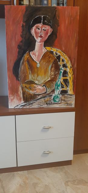 vendo quadri mie riproduzioni opere di A. Modigliani in olio su tela - Foto 9
