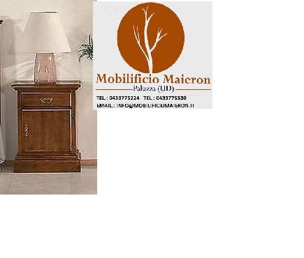 Mobili Classici In Legno Comodino 1 Cassetto 1 Porta Stile Arte Povera Cod 11233