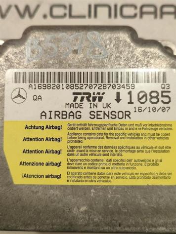 CENTRALINA AIRBAG MERCEDES Classe B W245 1° Serie A1698201085 640940 (0511) - Foto 2