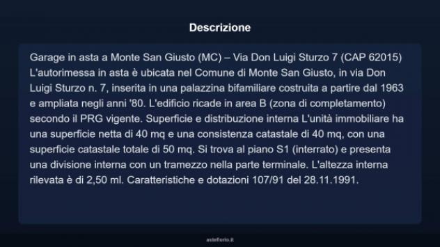 Immobile in asta di 40 m² in vendita a Monte San Giusto - Foto 4