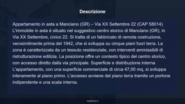 Immobile in asta di 47 m² in vendita a Manciano - Foto 12