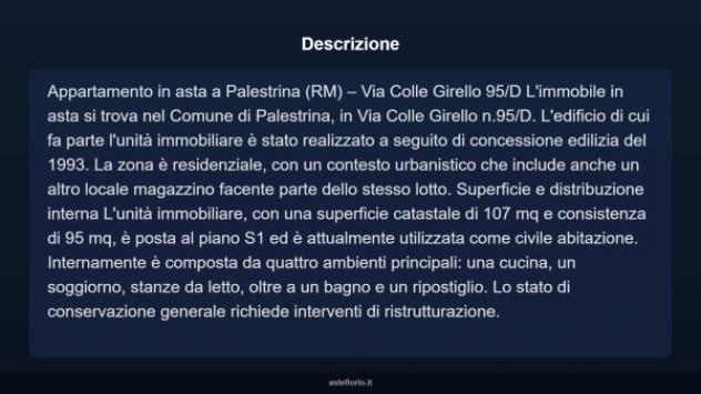Immobile in asta di 95 m² in vendita a Palestrina - Foto 3