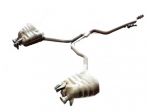 4G0253612M MARMITTA TUBO DI SCARICO CON SILENZIATORI TERMINALI AUDI A6 C7 A &hellip;
